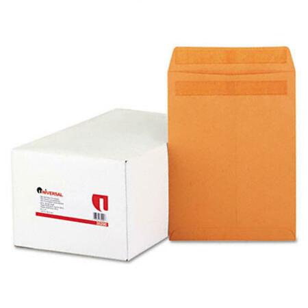 UNIVERSAL BATTERY Universal Self-Stick File-Style Envelope Contemporary 12 x 9 Brown, 250PK 35290